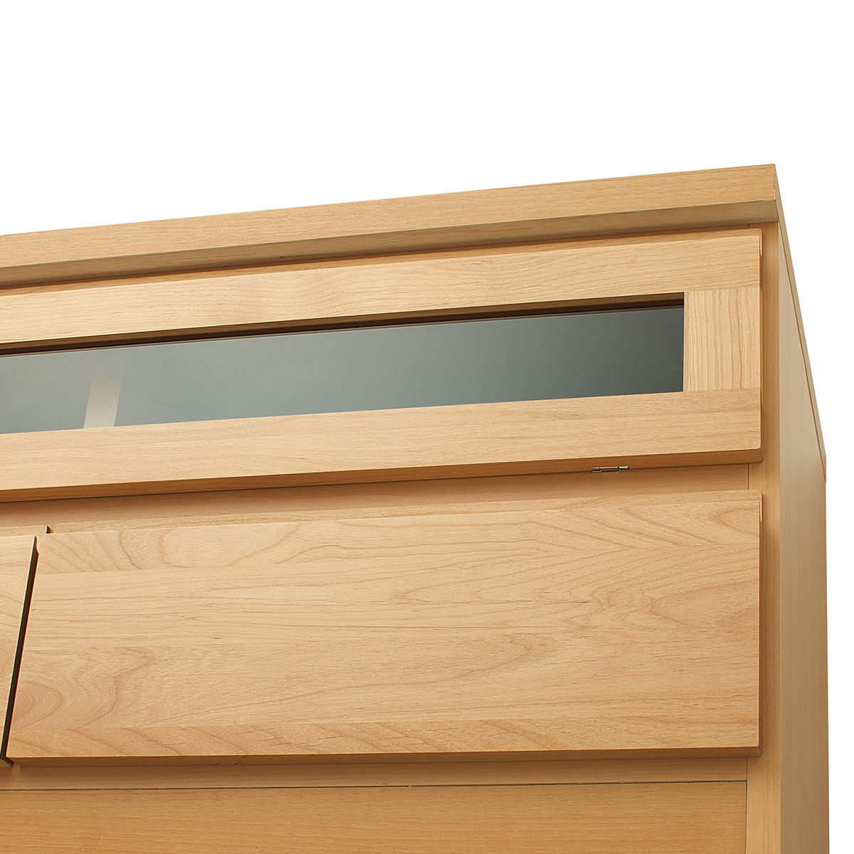 伸縮 テレビ台 回転盤付 アルダー前板 幅107〜166cm ナチュラル