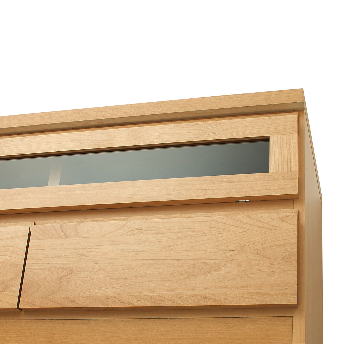 伸縮 テレビ台 回転盤付 アルダー前板 幅156〜215cm ナチュラル