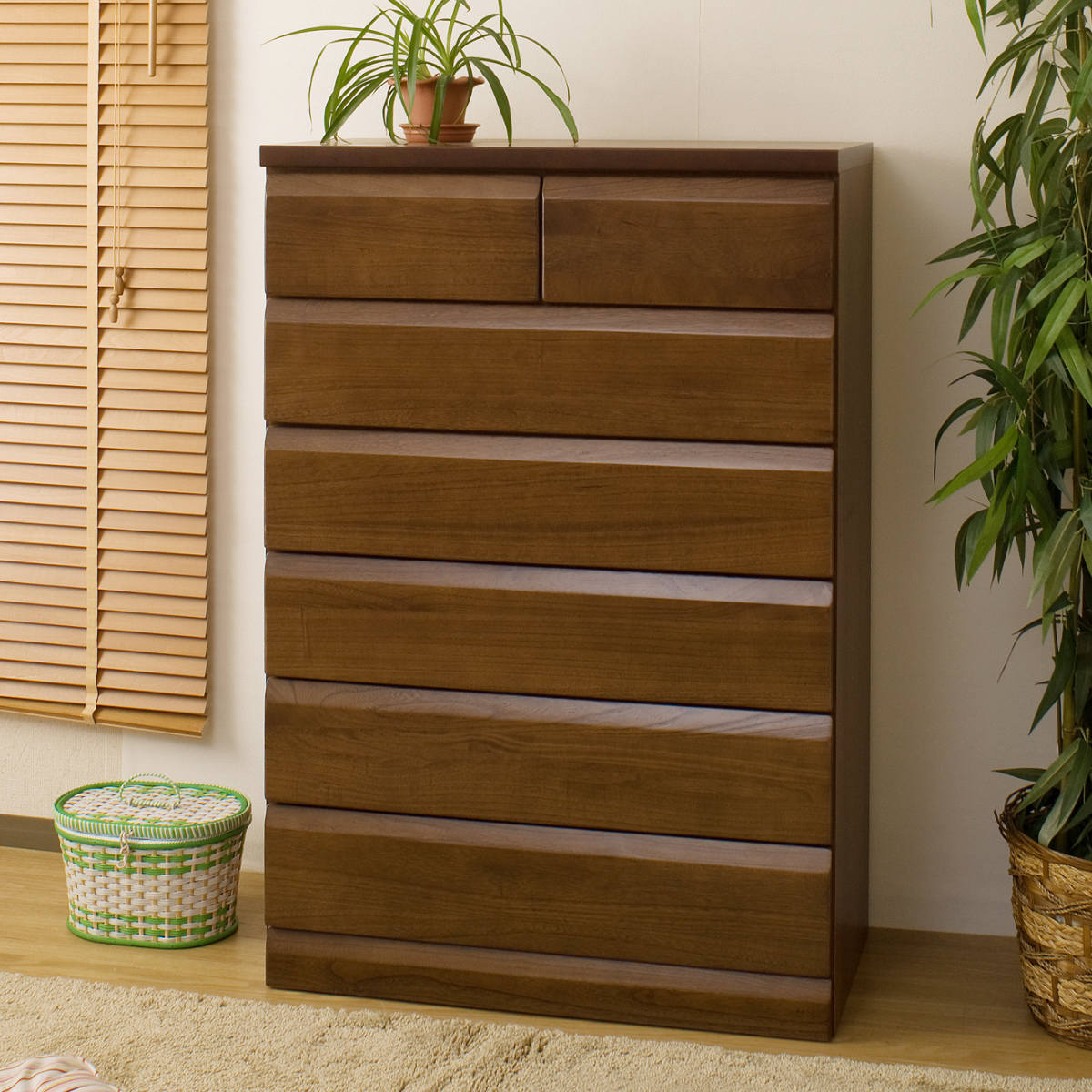 チェスト 4段 5段 6段 7段 桐製 洋タンス 幅60cm 幅80cm 98cm 119cm