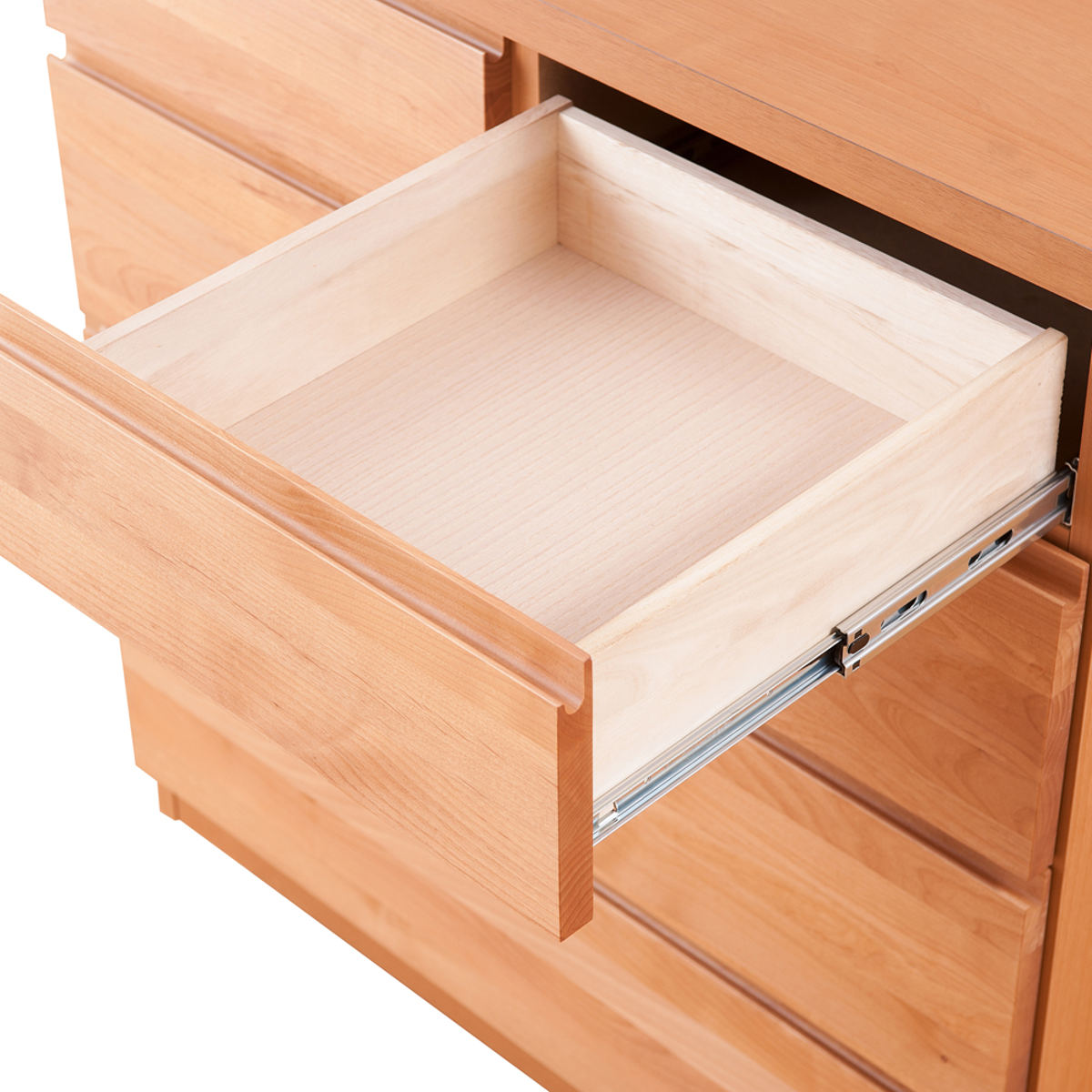 チェスト 4段 天然木 アルダー材 幅80cm （ 衣類収納 タンス 収納