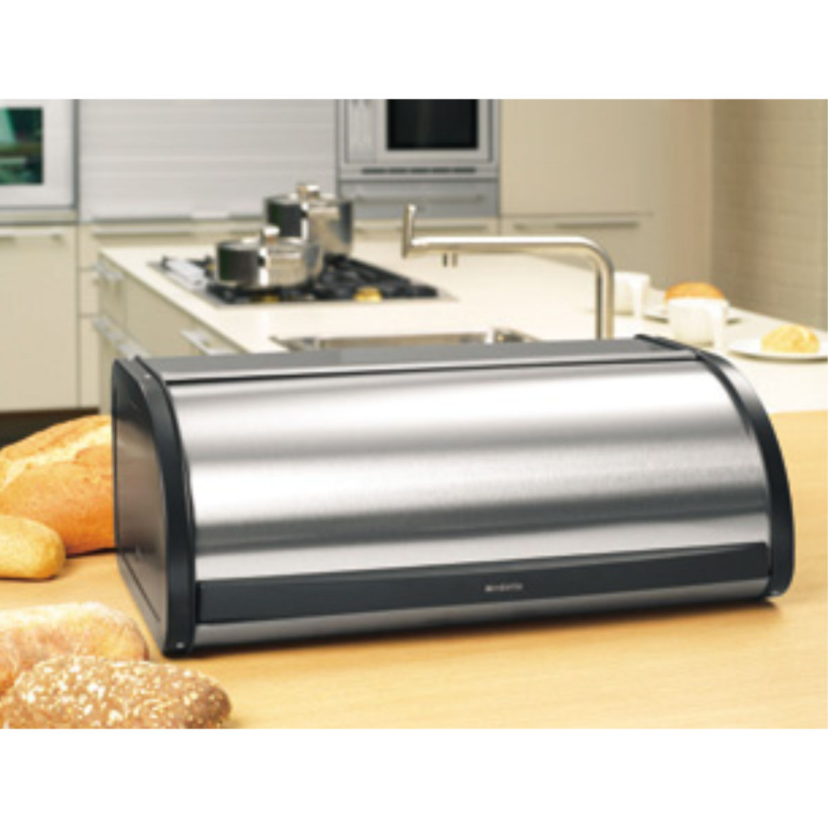 ブレッドケース brabantia ブレッドビン ロールトップ マット