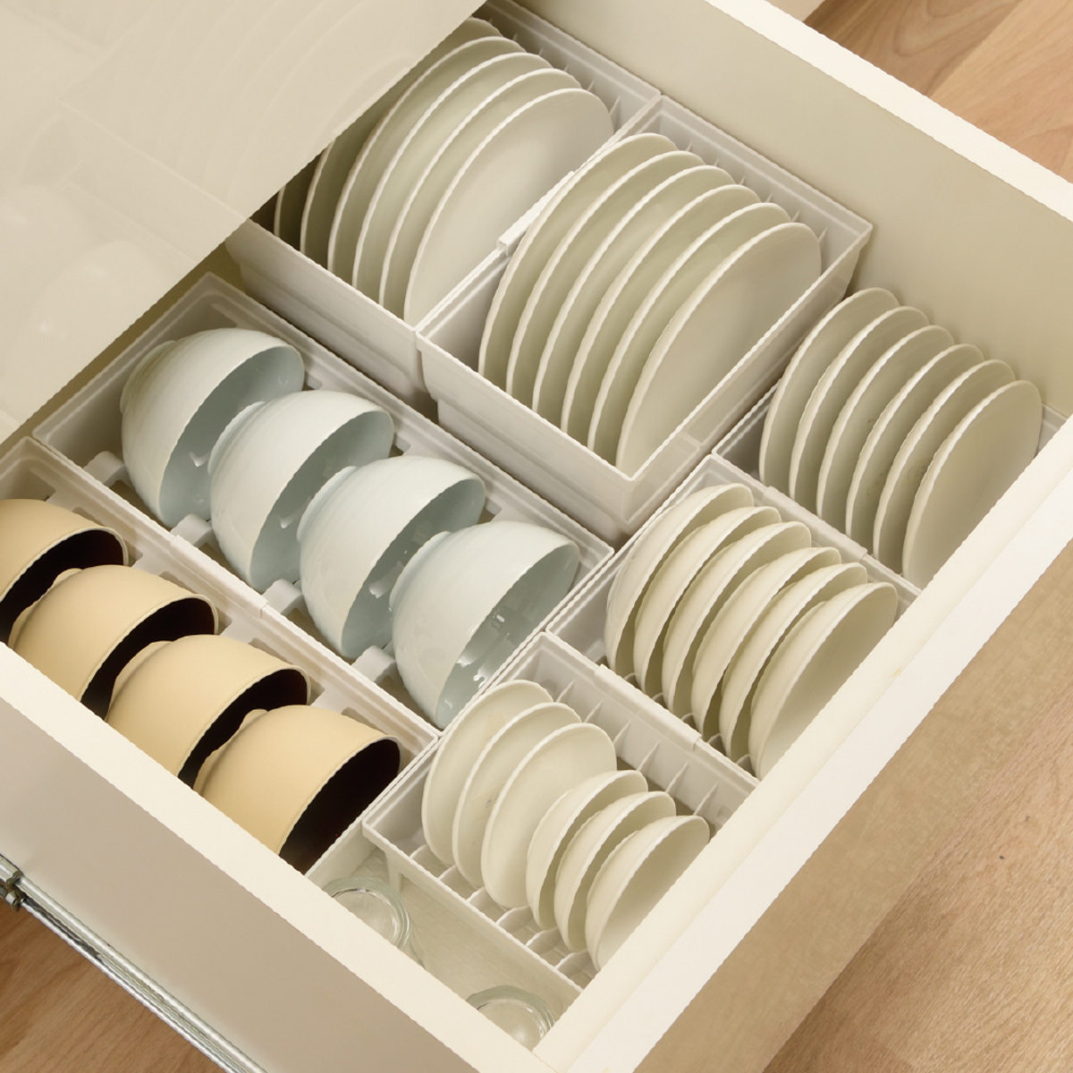 トトノ ディッシュラック 4点セット 引き出し用 ディッシュスタンド