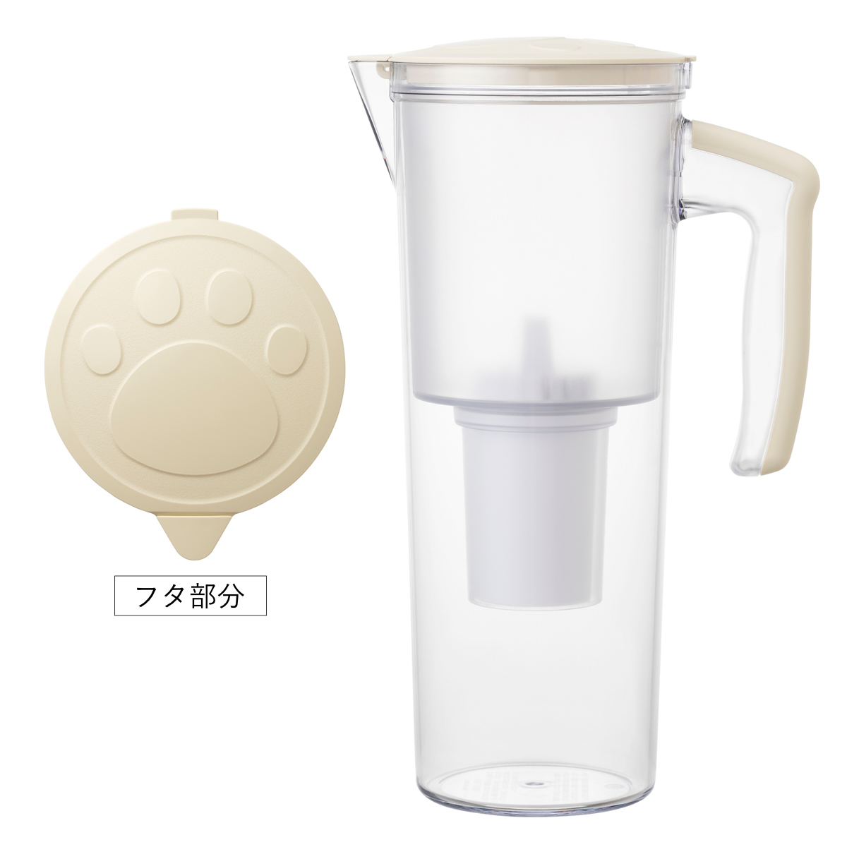 浄水器カートリッジ 3個セット クリタック 浄水器 ペット カートリッジ3個セット まるっと軟水 大容量
