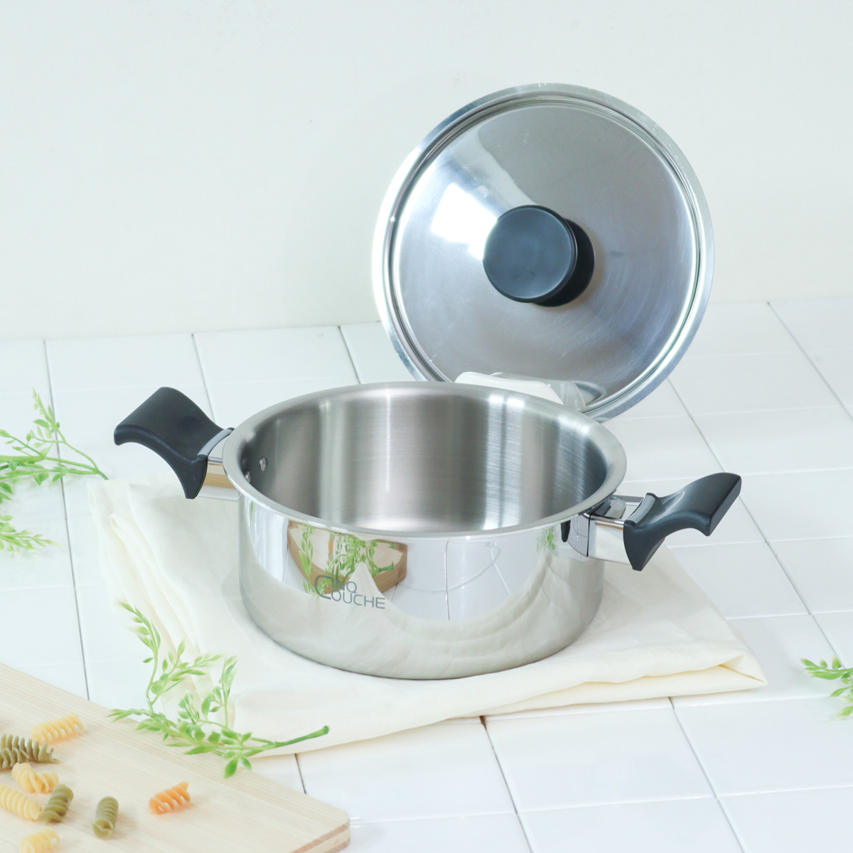 ウルシヤマ金属工業 蒸し器 2段 20cm IH対応 サンク・クーシュ UMIC