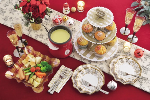 ティースタンド リトルリッチ スイーツスタンド 3段 紙製 組立式