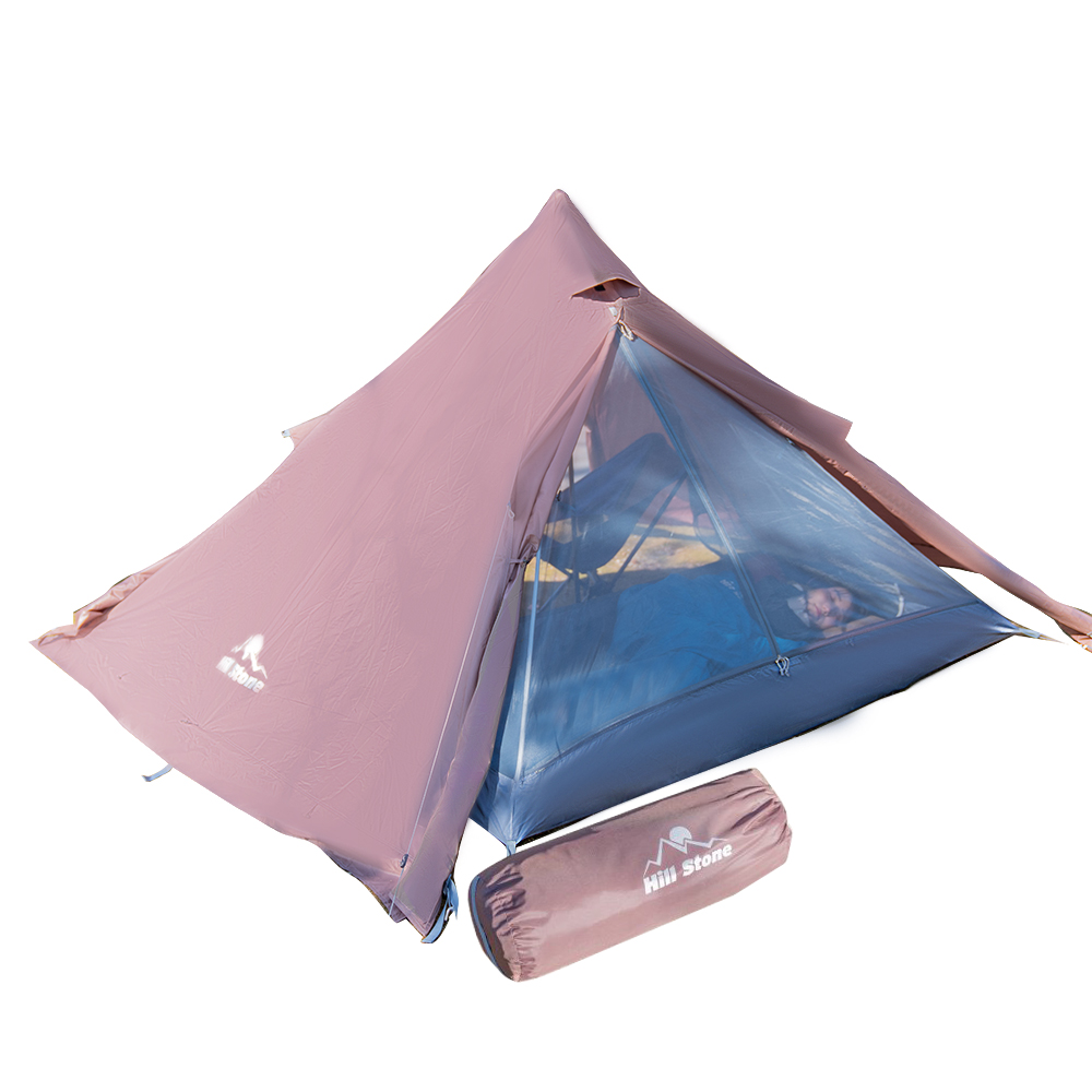 lixinixil テント ワンポールテント 簡単設営 通気性抜群 防水 ソロキャンプ アウトドア 一人用 2人用 lx00248