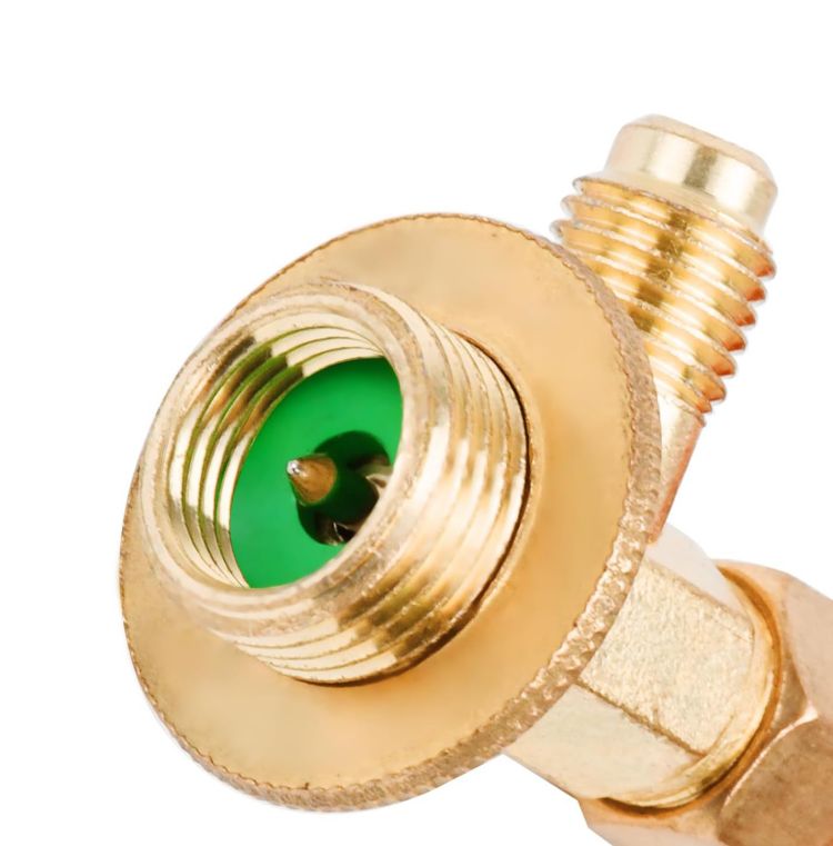 R134a 缶切りバルブ タップバルブ 自動車 エアコン用 ガスチャージ