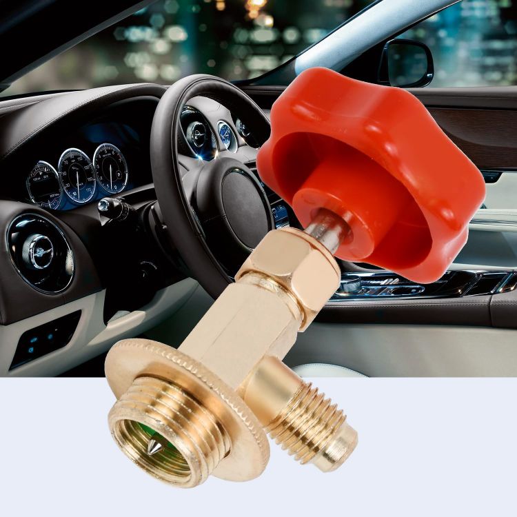 R134a 缶切りバルブ タップバルブ 自動車 エアコン用 ガスチャージ
