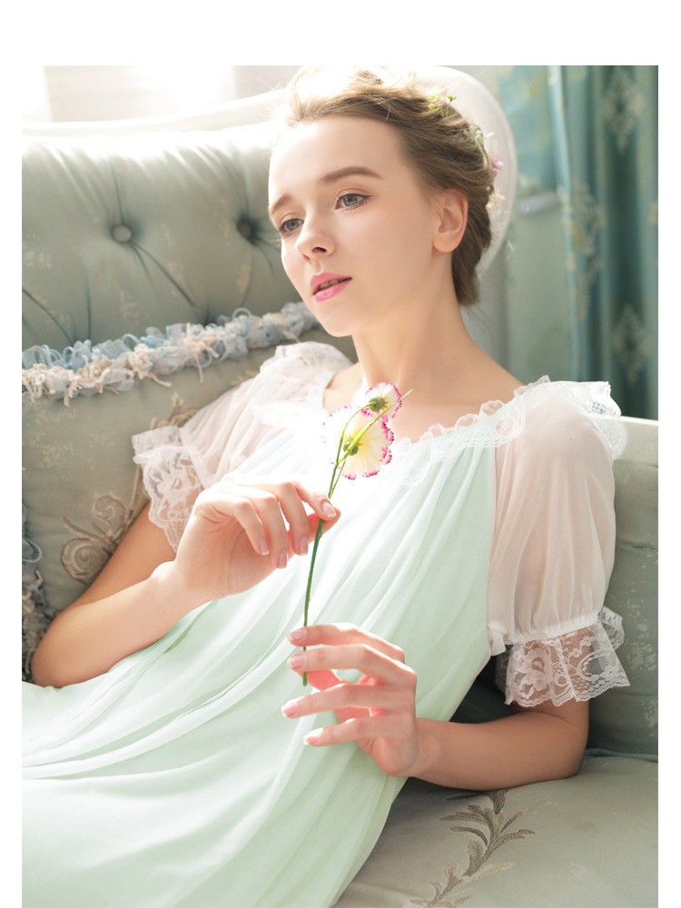 ネグリジェ 夏用 姫 ネグリジェ ワンピース レース ロングネグリジェ シースルー 可愛い ルームウェア パジャマ レディース 大人可愛い オシャレ Lpa041 1 Lizstore 通販 Yahoo ショッピング