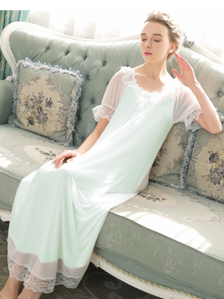 ネグリジェ 夏用 姫 ネグリジェ ワンピース レース ロングネグリジェ シースルー 可愛い ルームウェア パジャマ レディース 大人可愛い オシャレ Lpa041 1 Lizstore 通販 Yahoo ショッピング