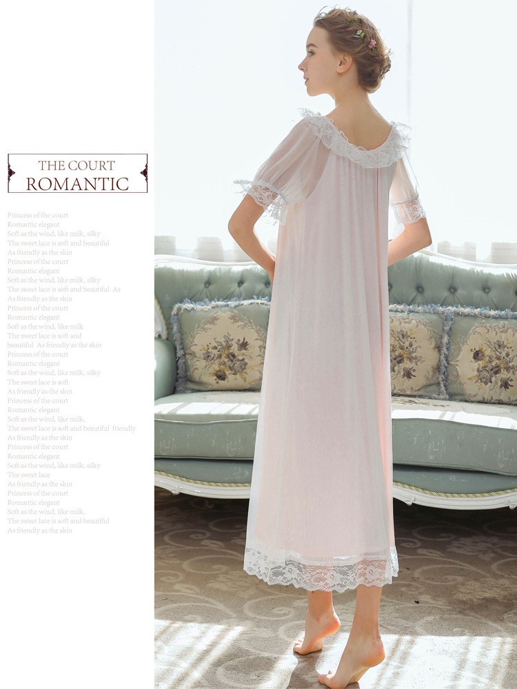 ネグリジェ 夏用 姫 ネグリジェ ワンピース レース ロングネグリジェ シースルー 可愛い ルームウェア パジャマ レディース 大人可愛い オシャレ Lpa041 1 Lizstore 通販 Yahoo ショッピング
