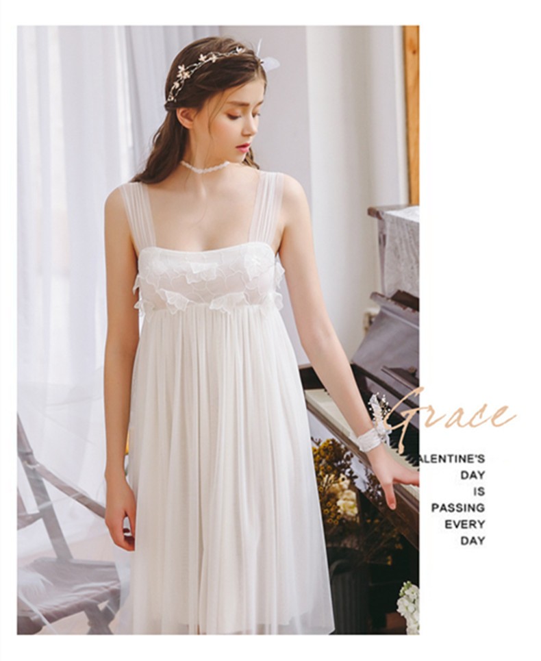 ネグリジェ パジャマ レディース 夏 チュール 膝丈 姫 体型カバー 可愛い きれいめ ルームウェア 女性 部屋着 寝巻き 人気 Lpjm93 Lizstore 通販 Yahoo ショッピング