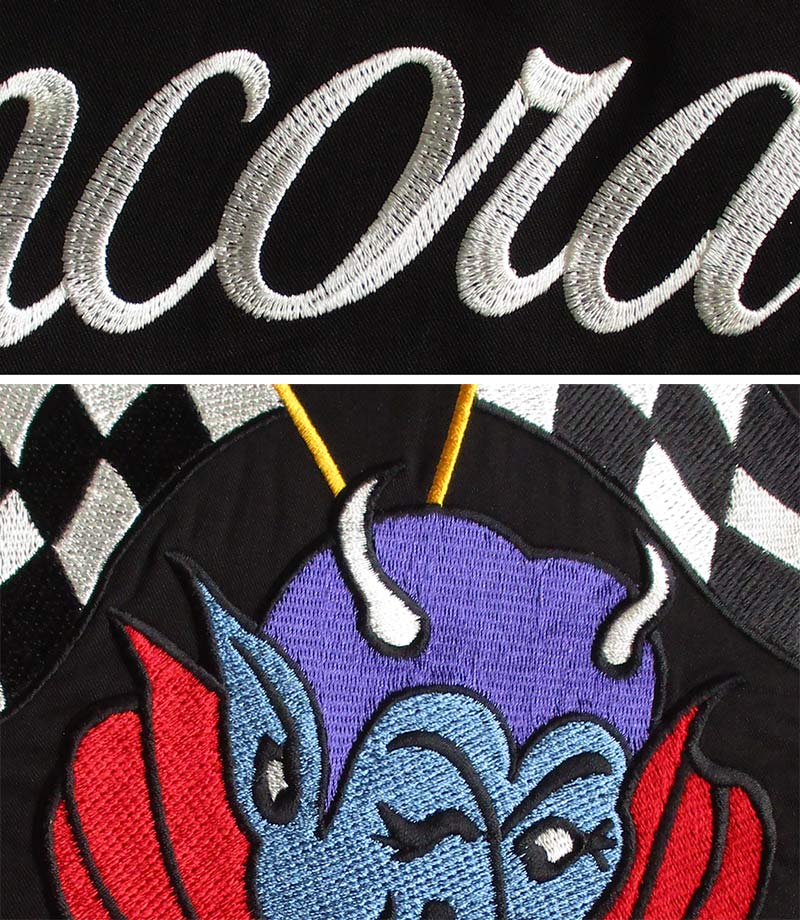 HOUSTON（ヒューストン） ボーリングシャツ メンズ 半袖 刺繍 : LL
