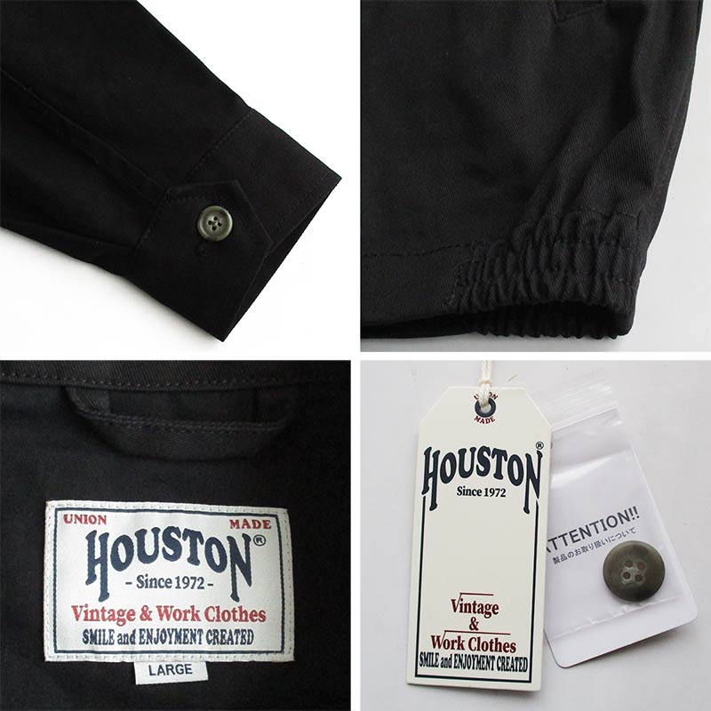 K*I様 現行新品タグ付 XL✨HOUSTON ベトジャン　スーベニア　ブラック HOUSTON（ヒューストン） メンズ ベトジャン スカジャン スーベニア