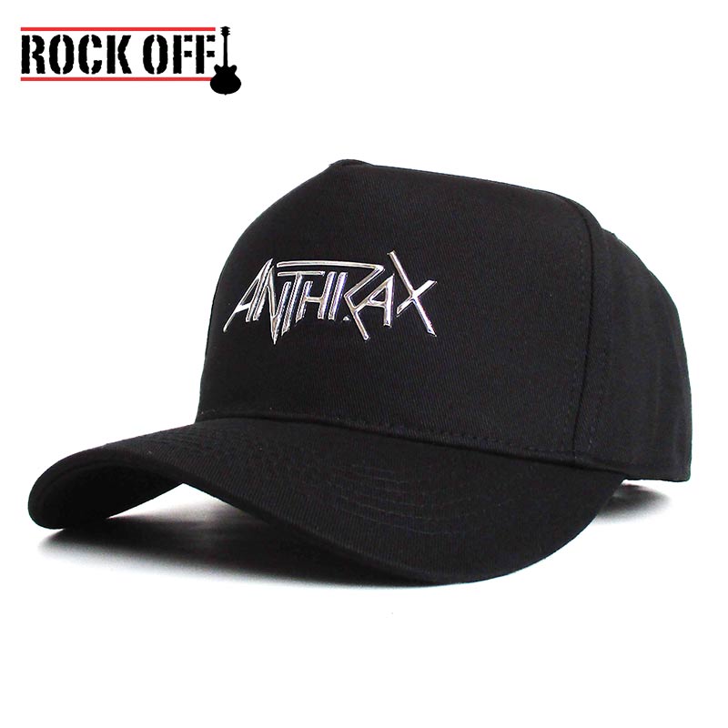 【激レア】90s ANTHRAX USA製 ビンテージ キャップ 美品 ROCK OFF アンスラックス ANTHRAX キャップ 帽子 メンズ レディース