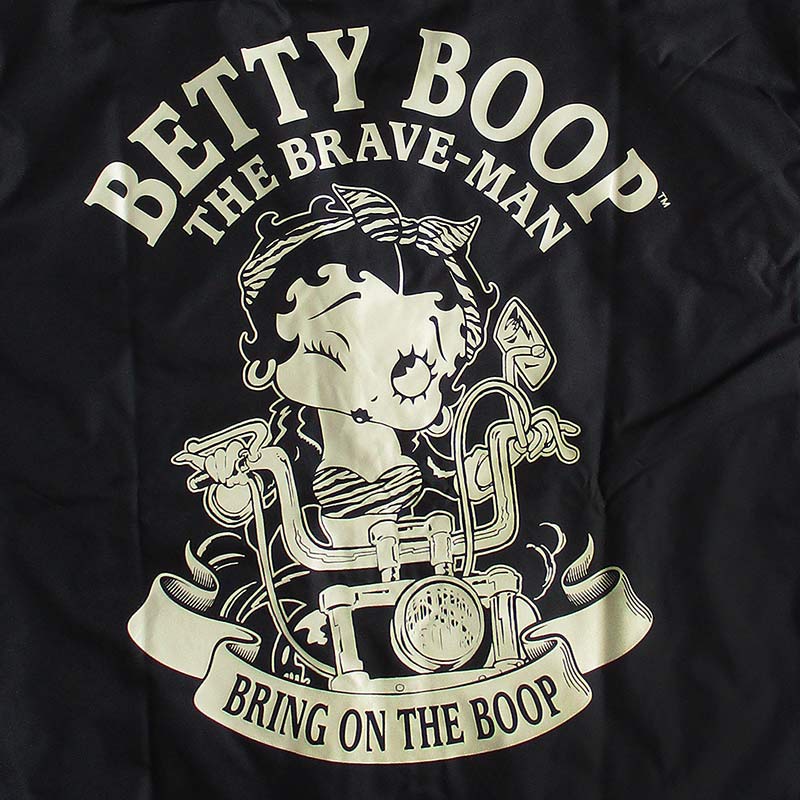 ベティーブープ ナイロンコーチジャケット Betty Boop メンズ