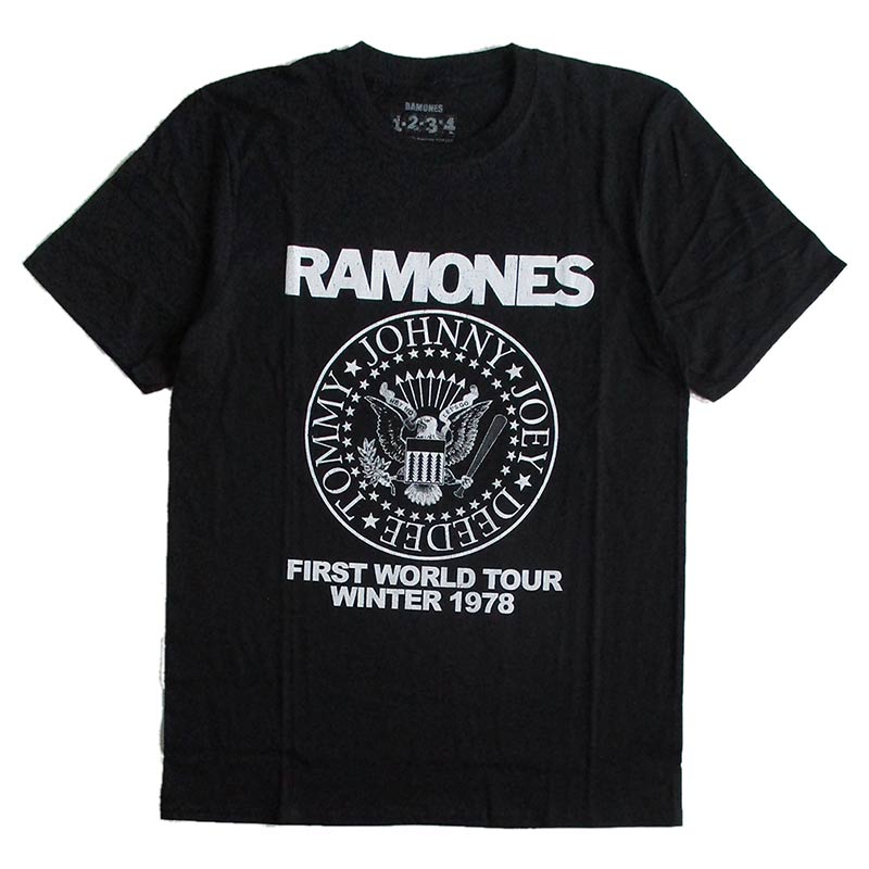 ラモーンズ RAMONES メンズ半袖Ｔシャツ バンドTシャツ ロックTシャツ