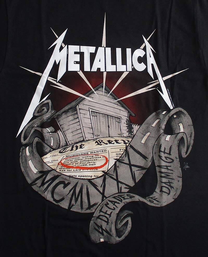 METALLICA メタリカ メンズ半袖Tシャツ バンドTシャツ ロックTシャツ