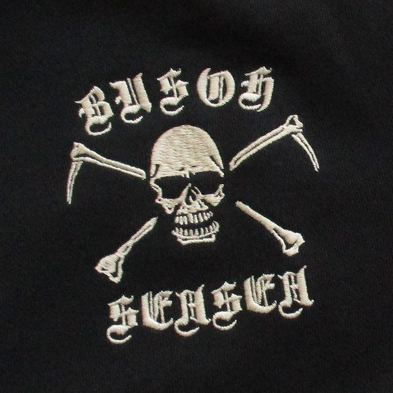 クローズ WORST メンズ ナイロン切替 裏毛ZIPパーカー スウェット 武装