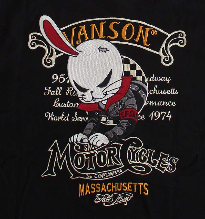 VANSON（バンソン） クローズ WORST メンズ 長袖Tシャツ ロンT デス