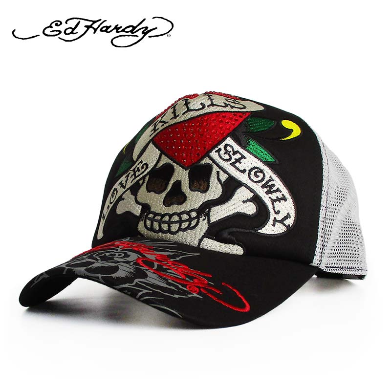 エドハーディー Ed Hardy メッシュキャップ 帽子 メンズ レディース