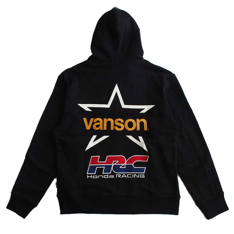 VANSON（バンソン） HONDA ホンダ コラボ メンズ ZIPパーカー