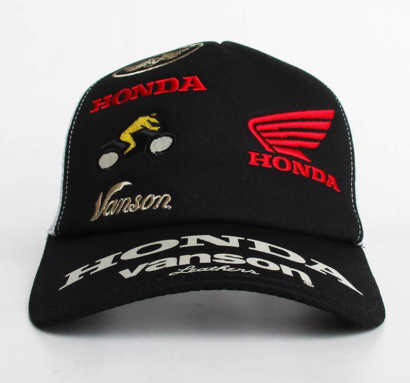 VANSON（バンソン） HONDA ホンダ コラボ メッシュキャップ 帽子