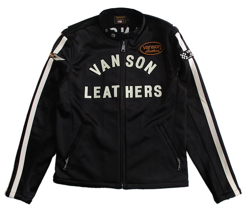 バンソン VANSON ワンスター ジャージ バイカーアメカジ ライダース L Original Star Racing Leather Jacket