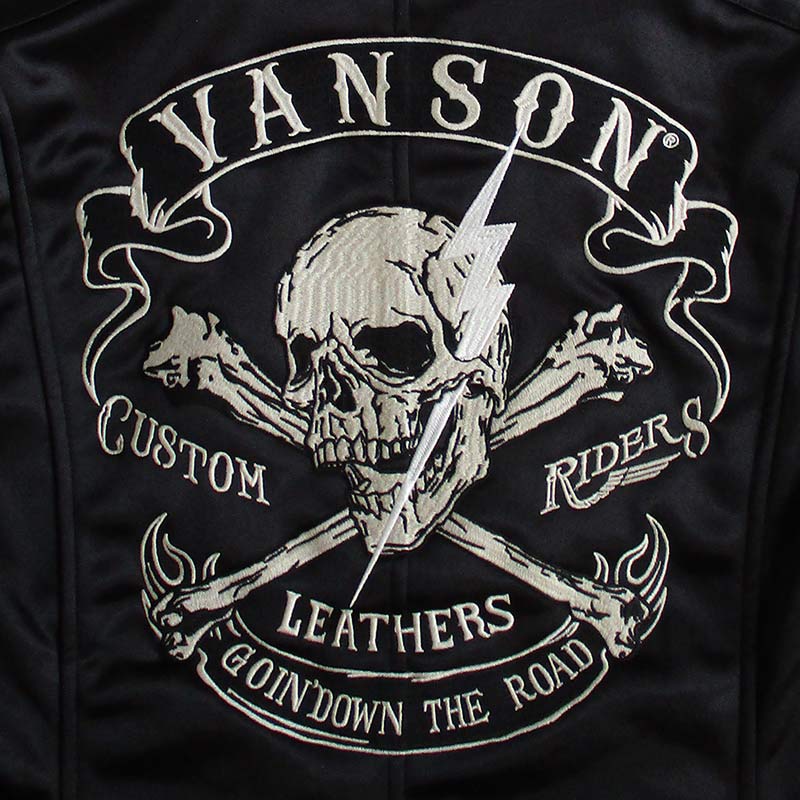 VANSON バンソン メンズ ライダースジャケット ボンディング