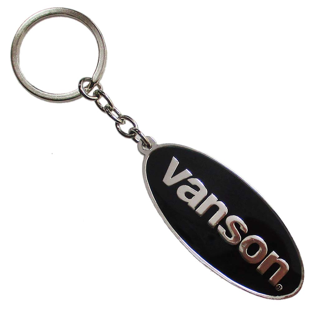 バンソン キーフック ブラック 牛革 vanson 日本製 キーリング 栃木