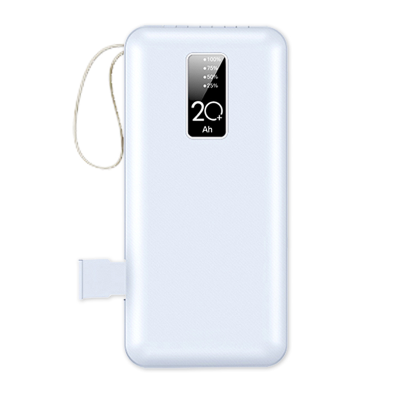 【500円OFF SALE】 モバイルバッテリー 20000mAh 大容量 4台同時充電 スタンド付き 軽量 薄型 スマホ 携帯 充電器 PSE 5v/2.1a USB-A+Type-C｜ll-yshp｜03