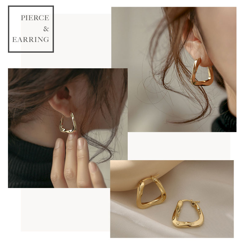 タイムセール20%OFF」 ピアス フープピアス イヤリング 金属