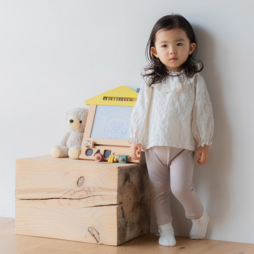 マチ付き ボーダーパンツ オーガニックコットン |  | 07