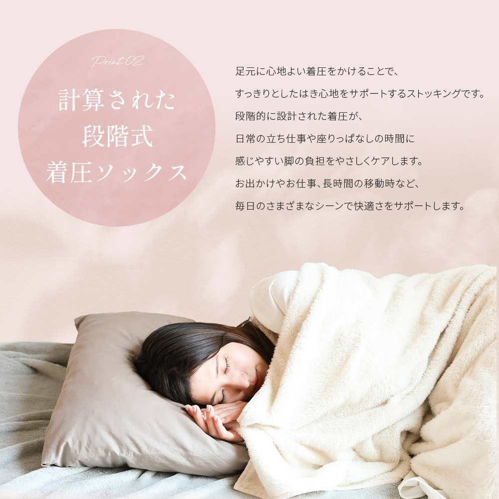 日本製 医療用 着圧ソックス 弾性ストッキング レディース メンズ ブラック ベージュ 飛行機 高齢者 つま先なし 足のむくみ |  | 08