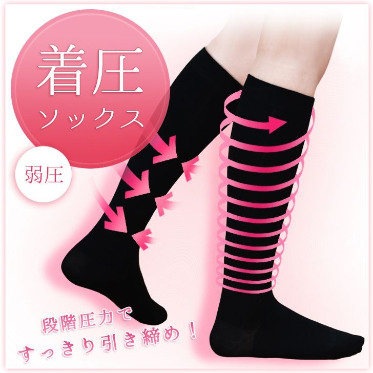 着圧あったかソックス2足組 ＋もう1足プレゼントキャンペーン中