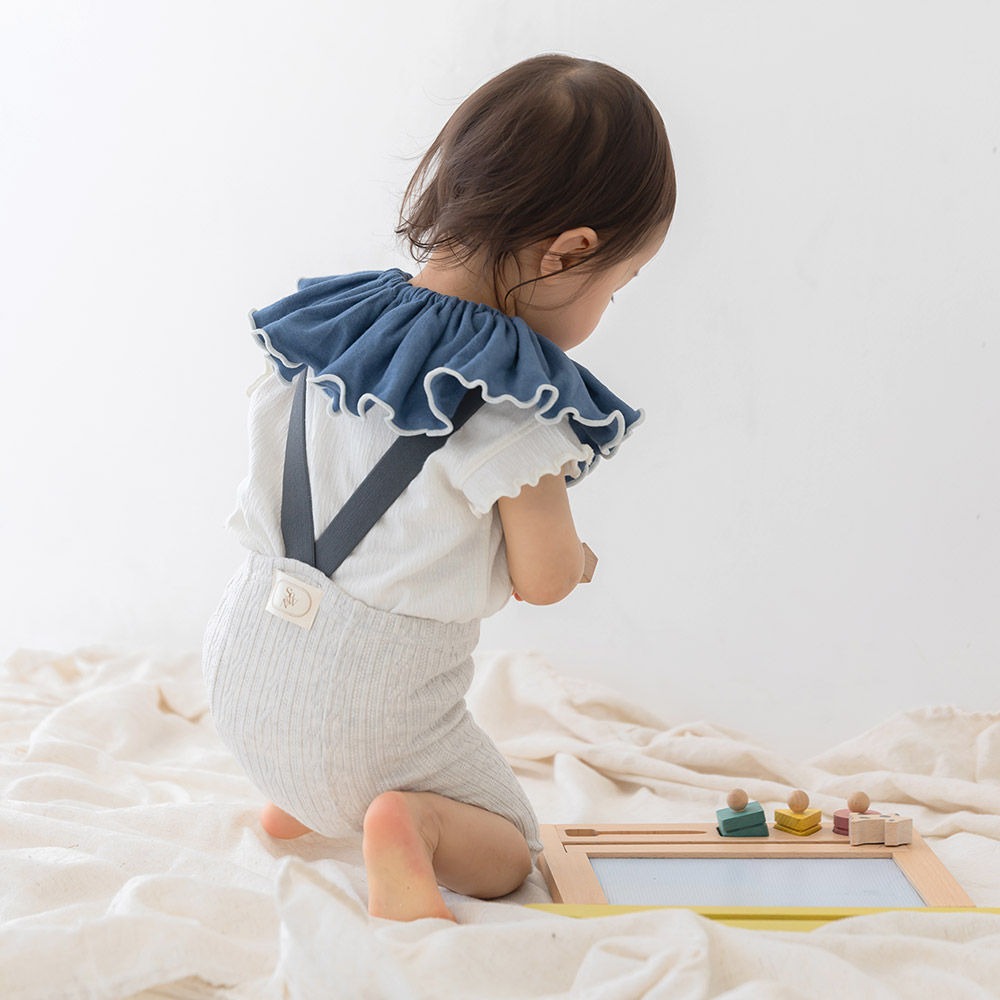【日本製】リンクス柄サスペンダーレギンス ベビー服 子供服 女の子 男の子 サロペット パンツ 赤ちゃん 可愛い 春夏 新生児 幼児 保育園 オーガニックコットン |  | 15
