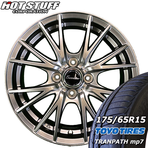 TRANPATH 2025-2026年 175/65R15 トーヨー mp7 夏タイヤ/エクシーダー