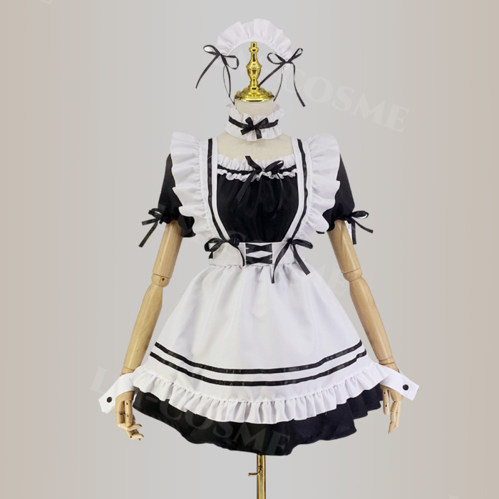 メイド服 コスプレ ハロウィン メイドレディース 仮装 初心者