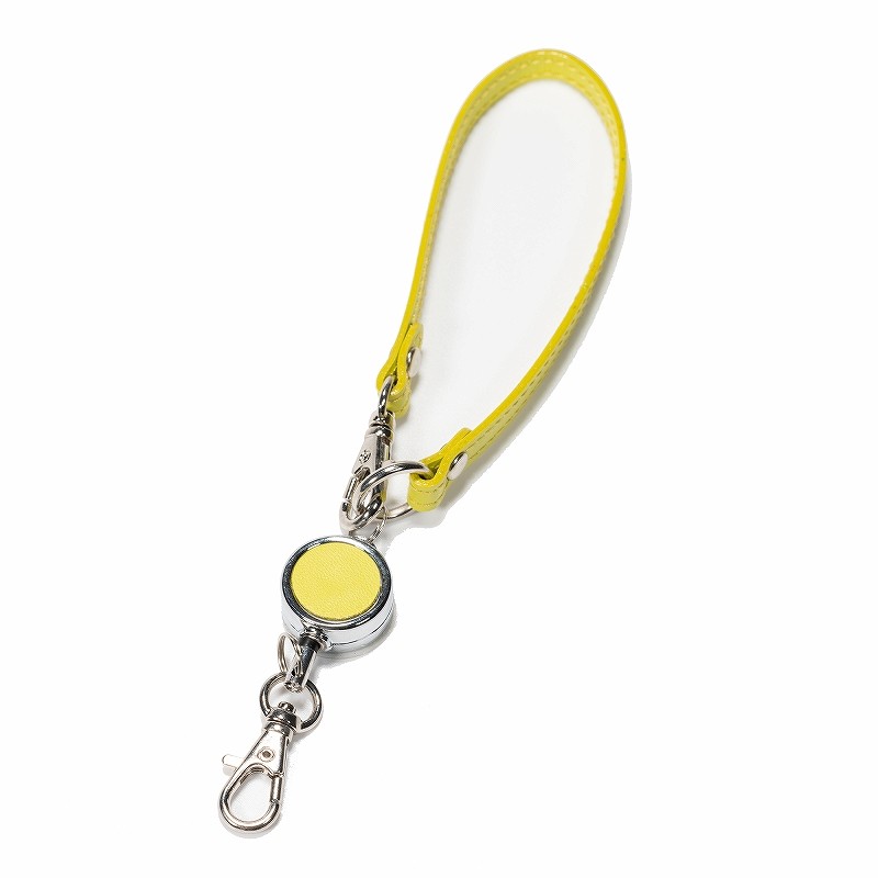 本革 リール付きショートストラップ レザー おしゃれ かわいい シンプル IDカード 延長リール NM310 |  | 17