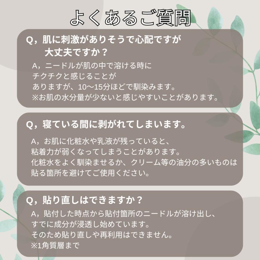 ニードルパッチ8枚 【MSDS認証済】 雑誌掲載商品 セット4回分 【期間
