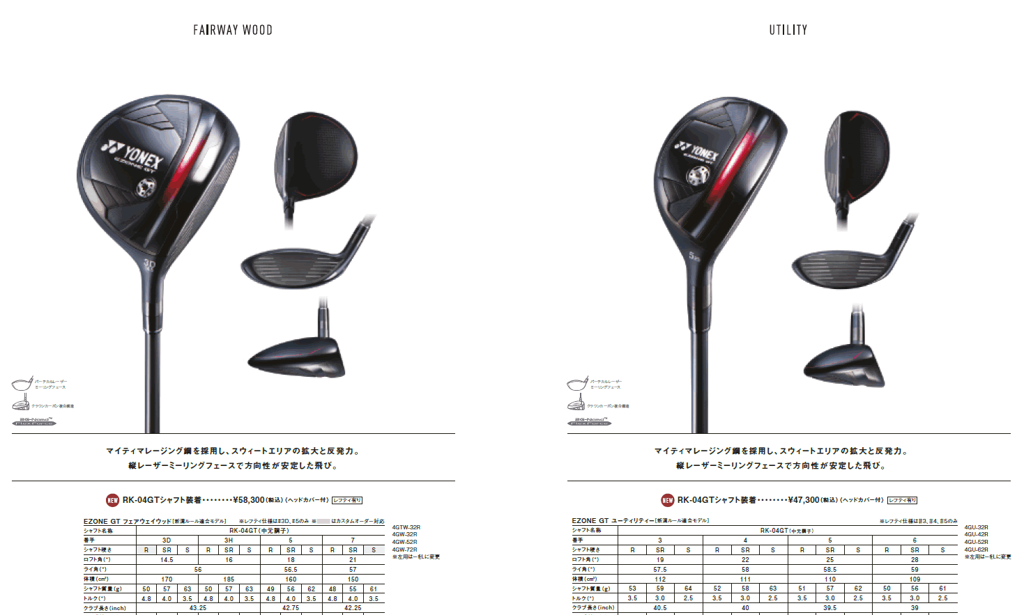 YONEX レフティ ヨネックス イーゾーン GT ユーティリティ RK