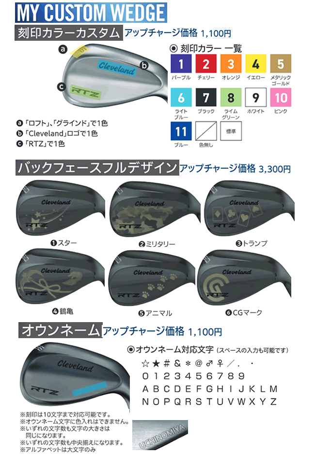 Cleveland Golf クリーブランド RTZ ブラックサテン ウエッジ 3