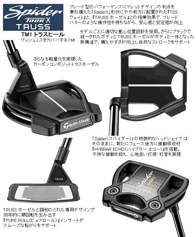 TaylorMade レフティ テーラーメイド スパイダー ツアー