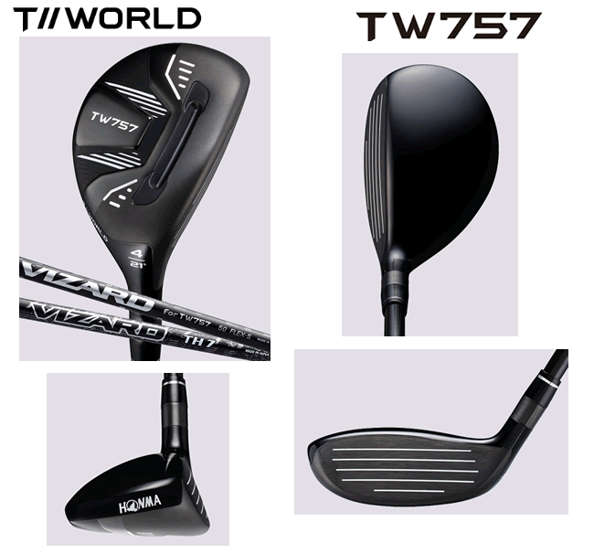 ホンマ TW757 ユーティリティ VIZARD TH 9/8/7/6カーボンシャフト ハ