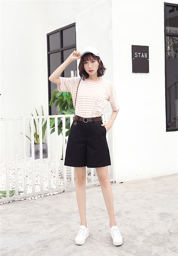 ショートパンツ キュロットパンツ 短パン[品番：AIKW0000498