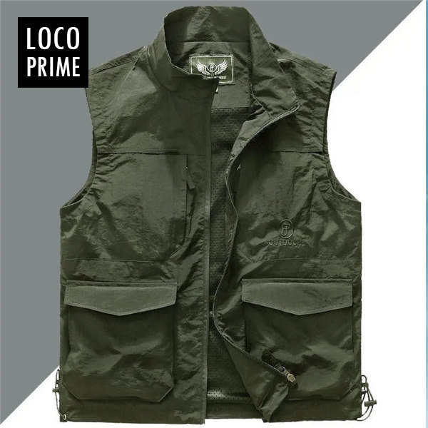 フィッシングベスト メンズ ベスト 多機能ベスト 多ポケット チョッキ