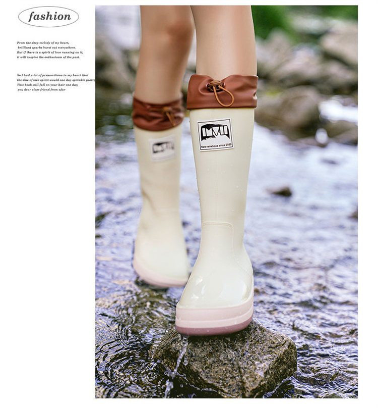 レインブーツ 長靴 レディース 折り畳み レインシューズ ロング 防滑