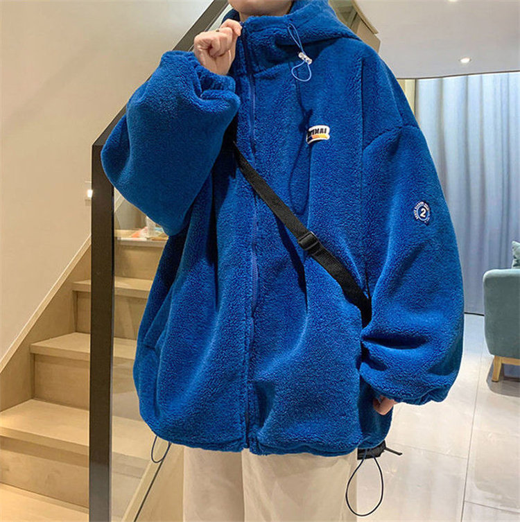 メンズ フリースジャケット ボアジャケット ビッグシルエット フリース