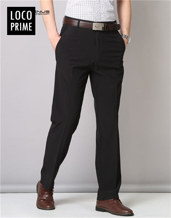 スラックス ビジネスパンツ メンズ 裾上げ済 クールビズ 接触冷感 速乾