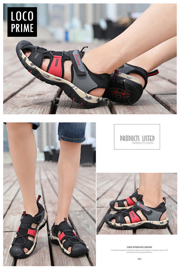 サンダル メンズ つま先保護 コンフォートサンダル スポーツサンダル